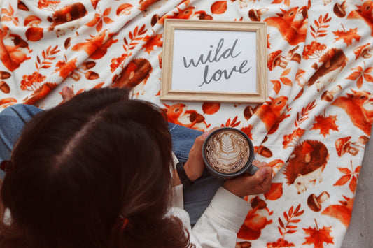 Cuadro hanmdlettering. Wild love.