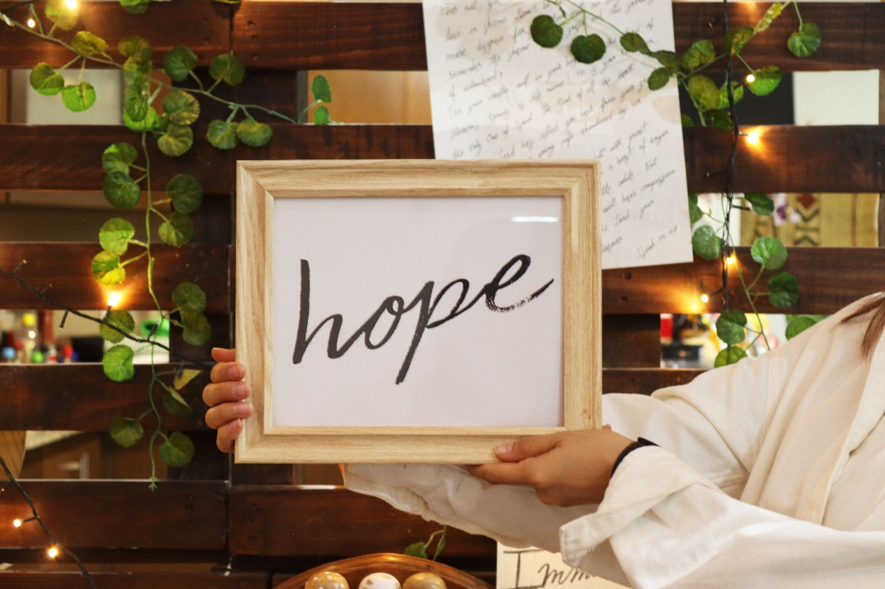 Cuadro handlettering. Hope.